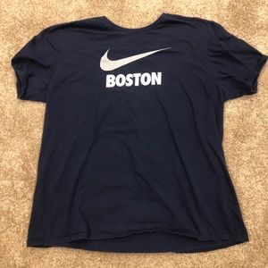Nike Boston t-shirt - Navy Blue